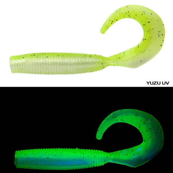 Daiwa Bait Junkie 10cm Grub (5 Adet)  Standart GREY NOMAD GLOW - 5