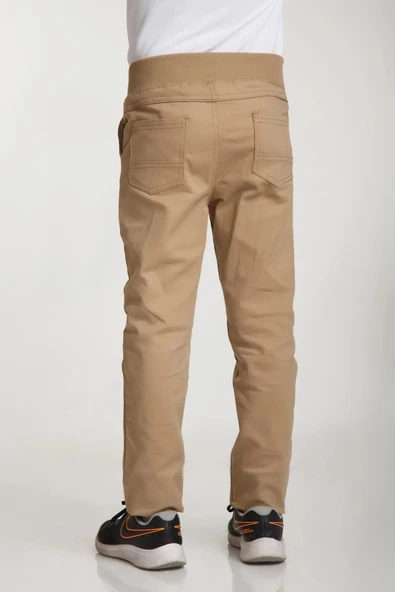 For Pretty Ribanalı Erkek Okul Pantolonu Tam Lastikli İlkokul-Ortaokul - 4