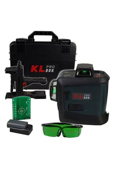 KLPRO KLLZR93GL 7.2Volt/2,6 Ah Li-Ion Yeşil Çizgi Lazer Distomat