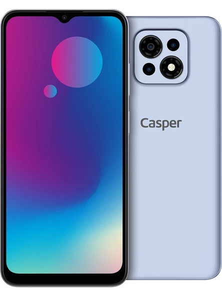 Casper VIA M35 128 GB 4 GB Ram (Casper Türkiye Garantili) BUZ Mavi