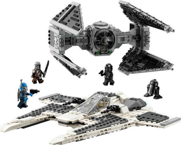 LEGO 75348 Star Wars Mandalorian Fang Fighter Vs. Tıe Interceptor - 2