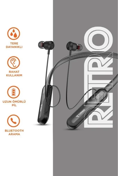 Torima TB-06 Spor Bluetooth Kulaklık | 200 Saat Kullanım Süresi ve Ekstra Bass - 2