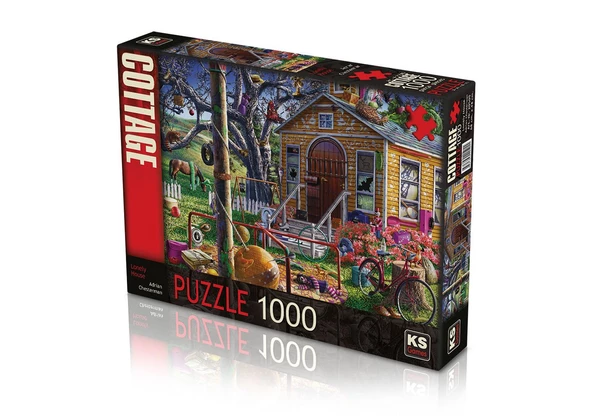 KS Puzzle 1000 Parça Lonely House Yalnız Ev