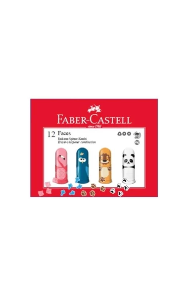 Faber Castell Kalemtraş Faces Silgili 5140583513