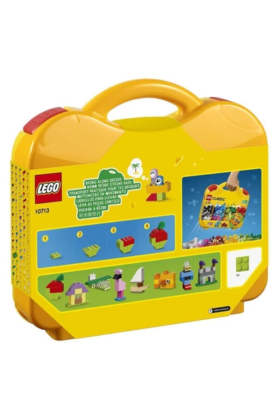 LEGO Classic Yaratıcı Çanta 10713 - 4 Yaş ve Üzeri Çocuklar için Oyuncak Yapım Seti (213 Parça) - 4