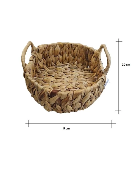 Panalı Naturel Yuvarlak Sepet S Boy PNL-22096S