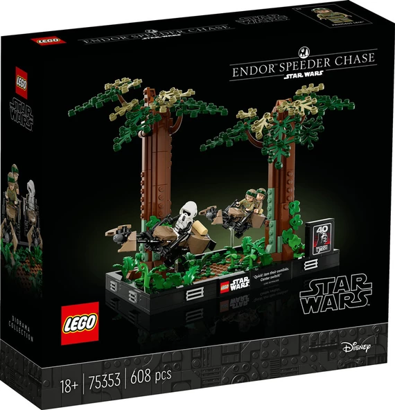 LEGO 75353 Star Wars Endor Hız Motoru Takibi Dioraması