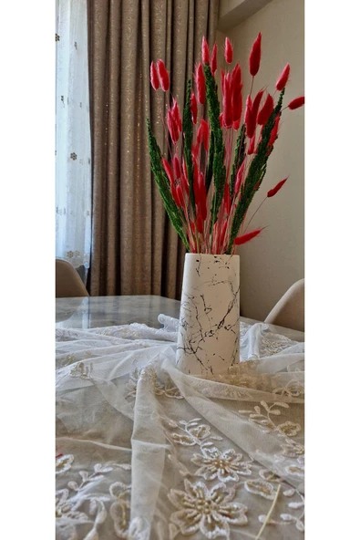 Mermer Desenli Şık Görünümlü Modern Dekorasyonun incisi: Beton Çiçek Vazoları - 4