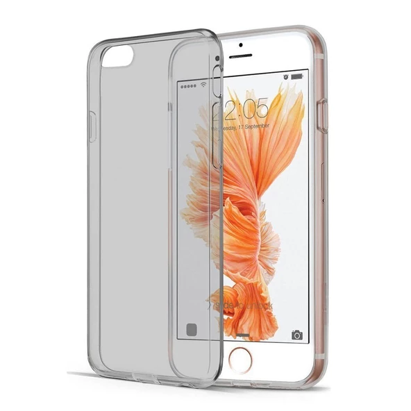 Apple iPhone 6 Ultra İnce Kaliteli Esnek Şeffaf Silikon - 4