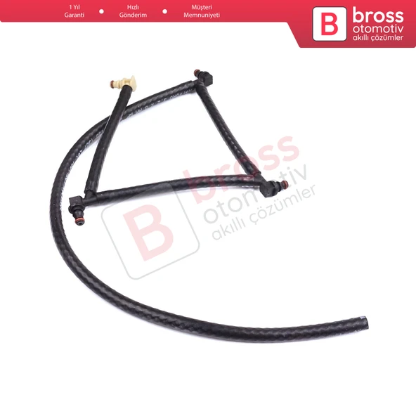 Ford Fiesta MK5 MK6 Fusion 1.4TDCi F6JA F6JB için Dizel Yakıt Enjektör Geri Dönüş Borusu Hortumu - 5