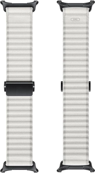 Galaxy Watch Ultra Uyumlu Metal Tokalı Hasır KORDON - 3