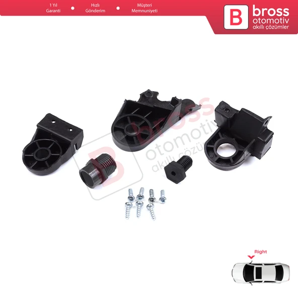 Mercedes C Class W205 C205 S205 A205 2013-2023 A2058200414 İçin Sağ Ön Far Ayak Tamir Seti - 3