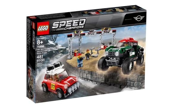 LEGO 75894 Speed Champions 1967 Mini Cooper S Rally Ve 2018 Mini John Cooper Works Buggy