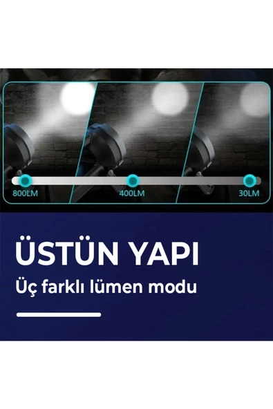 Philips SFL3101/93 800 Lümen Şarj Edilebilir Kamp, Dağcılık, Dış Mekan Taşınabilir LED Spotlight El Feneri - 6