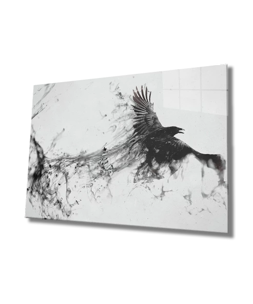 İllüstrasyon Dekoratif ve Modern Cam Tablo Illustration Art ürün görseli