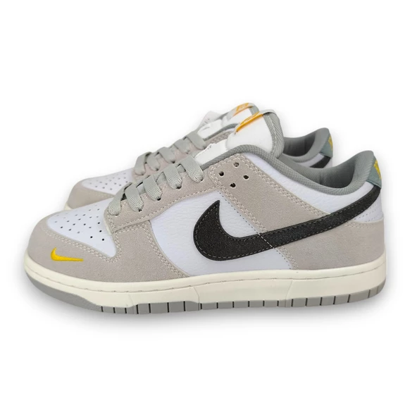 NİKE DUNK LOW UNİSEX AYAKKABI GRİ BEYAZ - 2