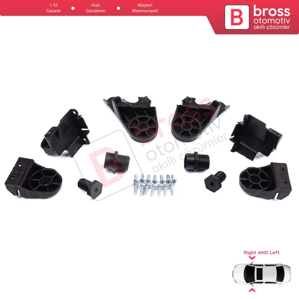 Mercedes C Class W205 C205 S205 A205 2013-2023 A2058200514 İçin Sağ Sol Ön Far Ayak Tamir Seti - 5