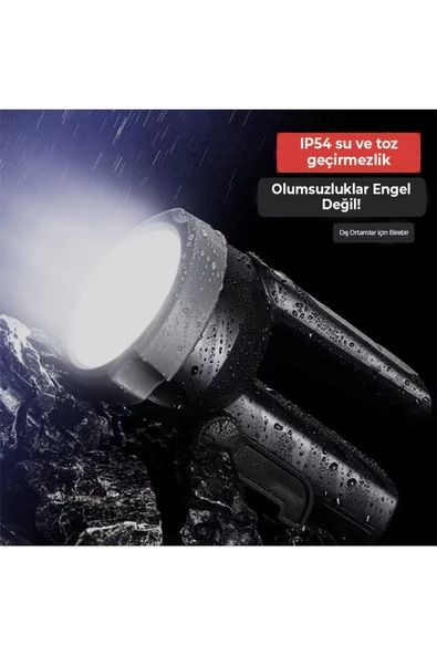 Philips SFL3101/93 800 Lümen Şarj Edilebilir Kamp, Dağcılık, Dış Mekan Taşınabilir LED Spotlight El Feneri - 5