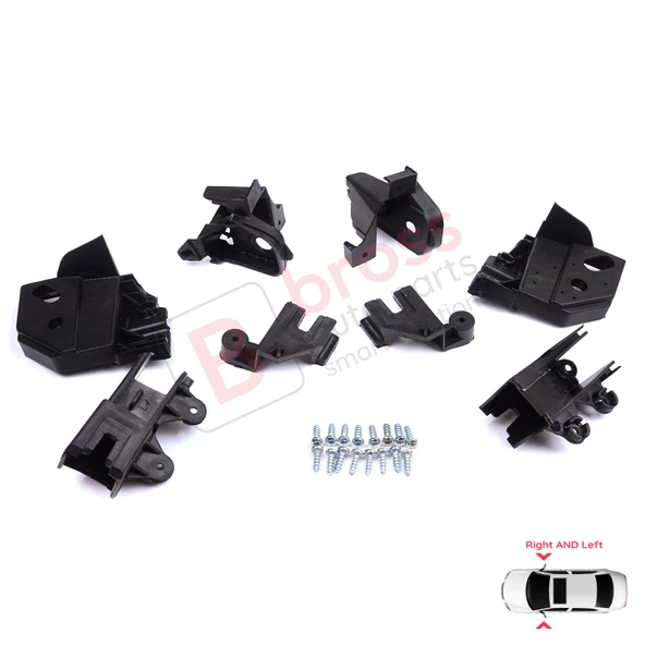 Peugeot Rifter Partner K9 2018-On 9824199280 9824198780 İçin Sağ Sol Ön Far Ayak Tamir Seti - Resim 5