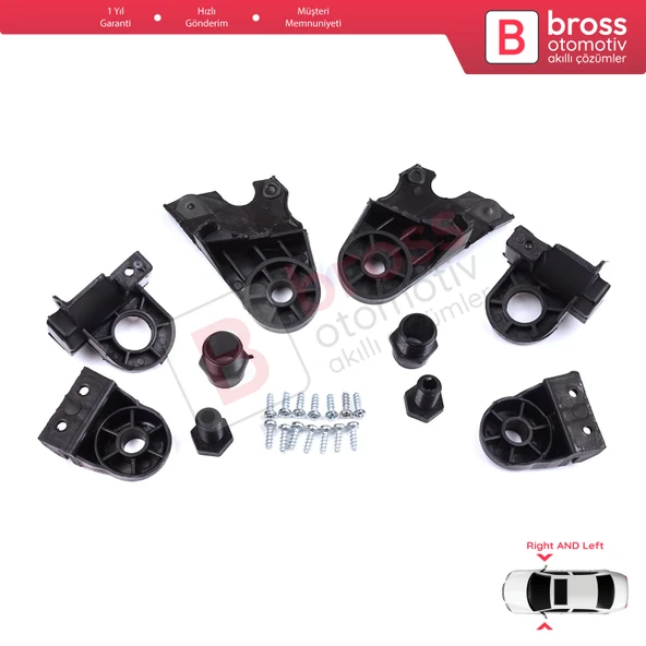 Mercedes C Class W205 C205 S205 A205 2013-2023 A2058200514 İçin Sağ Sol Ön Far Ayak Tamir Seti