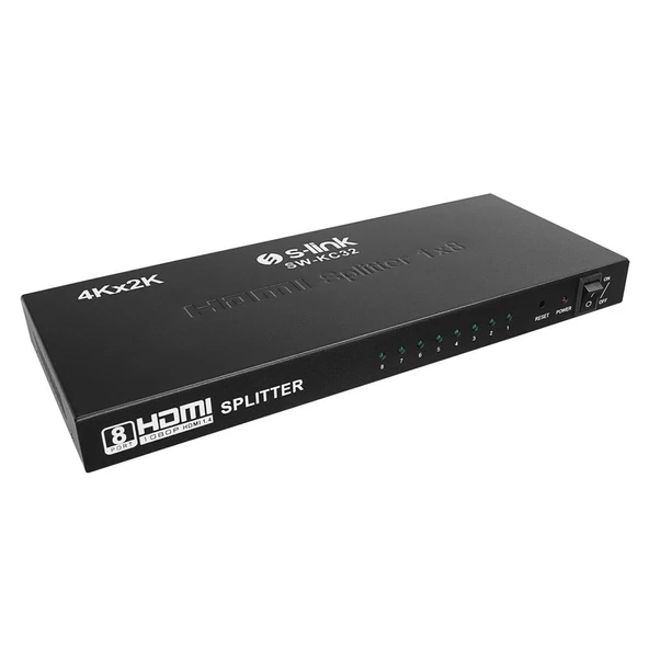 S-LINK SW-KC32 8 PORT 4K*2K HDMI SPLITTER