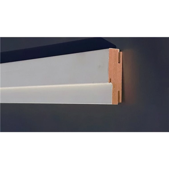 Kapı Kasası 12 Cm Pvc Düz Beyaz - 3