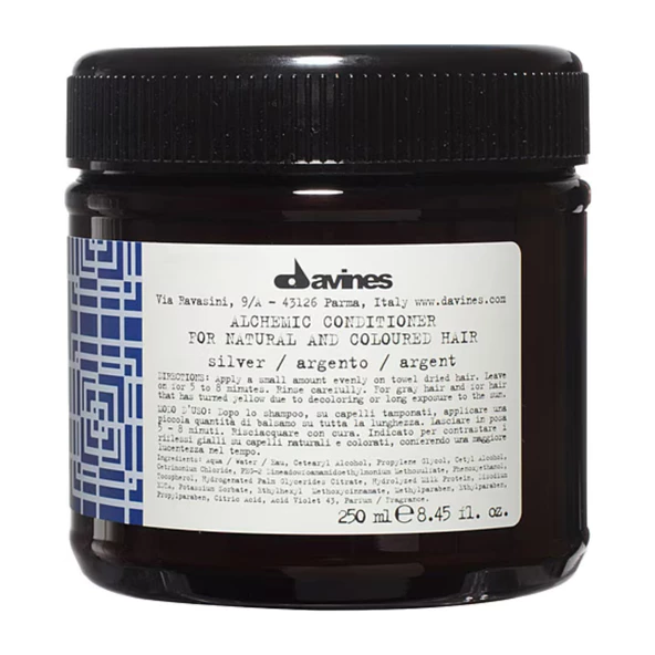 Davines Alchemic Silver Gümüş Saç Kremi 250ml - %100 Orijinal