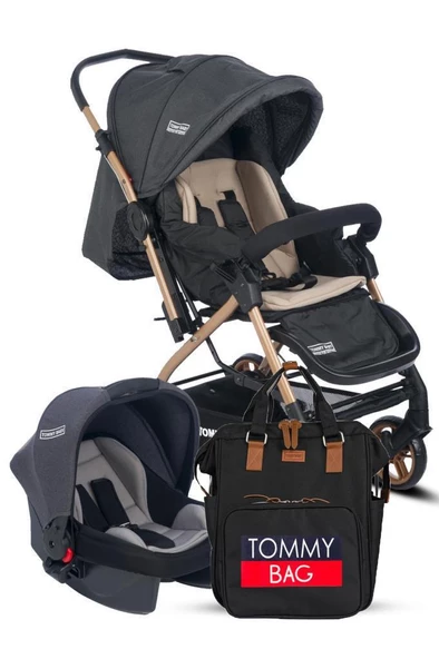 TommyBaby Cool Bebek Arabası Çİft Yönlü Bebek Aarabası Puset Çanta Bebek Çanta - 3