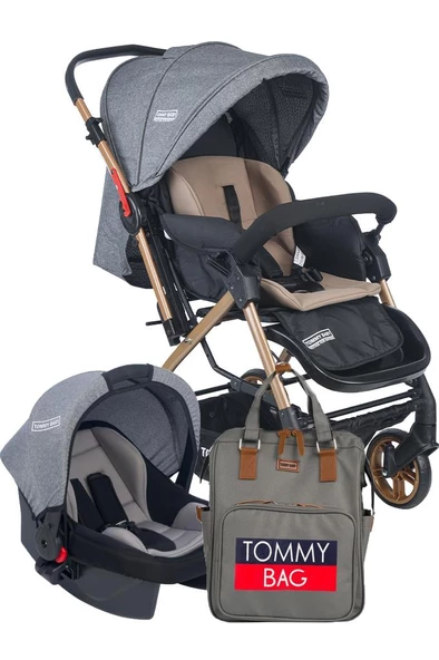 TommyBaby Cool Bebek Arabası Çİft Yönlü Bebek Aarabası Puset Çanta Bebek Çanta - 2