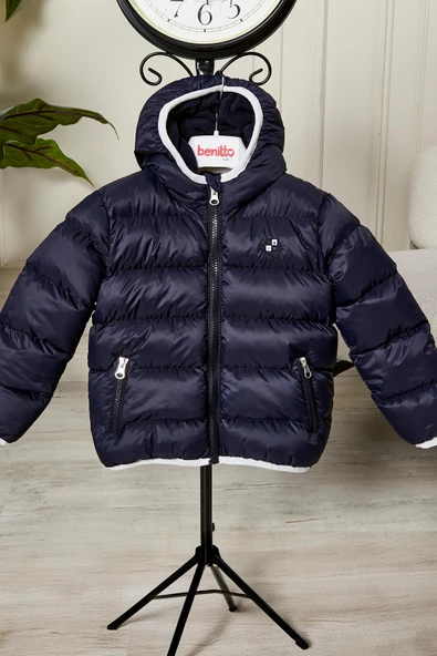 Erkek Bebek Çocuk Mont 51282 - Resim 9