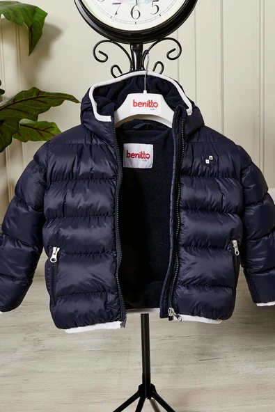 Erkek Bebek Çocuk Mont 51282 - Resim 11