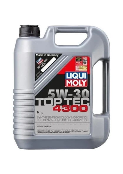 Liqui Moly Liqui Moly Top Tec 4300 5W-30 5 Litre Motor Yağı (Üretim Yılı: 2024) - 1