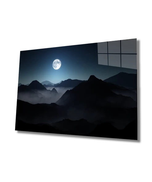 İllüstrasyon Dekoratif ve Modern Cam Tablo Illustration Art ürün görseli