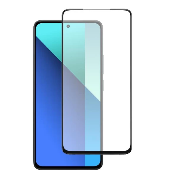 Smody Xiaomi Redmi Note 13 Ekran Koruyucu Temperli 5D Tam Ekran Cam