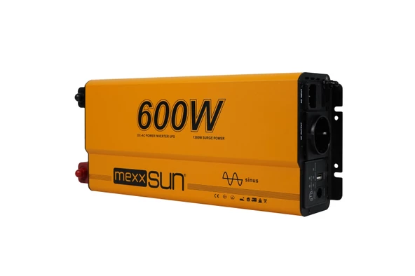 MEXXSUN Tam Sinüs UPS (Remote Ekran) 12V 600W - 3