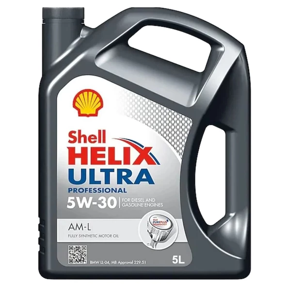 Shell Helix Ultra Professional 5W-30 AM-L 5 Litre Motor Yağı (Üretim Yılı: 2024)