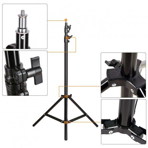 Işık Ayağı 2.m (200cm) Light Stand