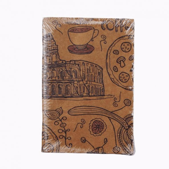 Kraft Defter Kahve Ve Pizza Küçük Boy