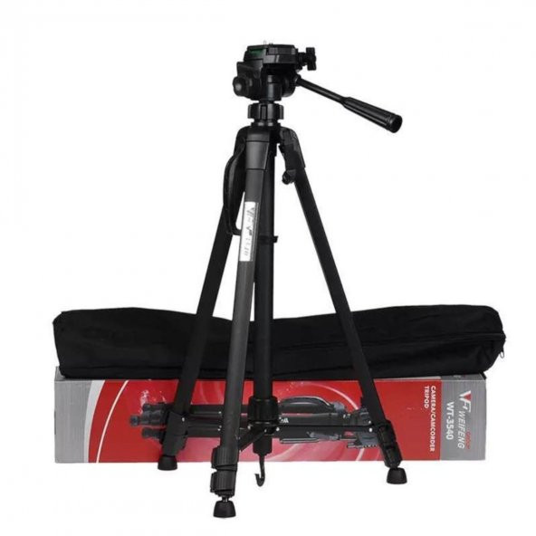 Weifeng 157cm Pro Plus 3540 Tripod Canon Nikon DSLR Cep Telefonu