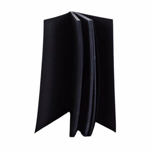 Etnik Saray Desenli Varak Yaldızlı Siyah Sayfalı Küçük Boy Günlük Hatıra Defteri - 2