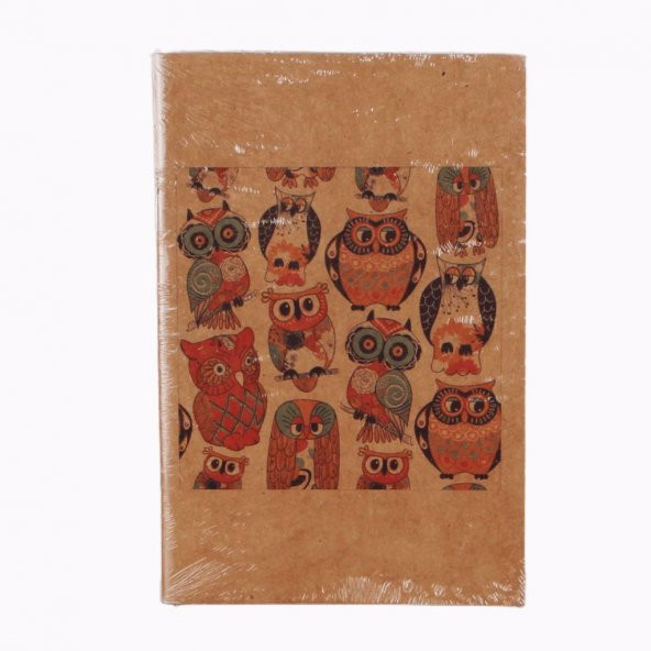Kraft Defter Baykuş Büyük Boy