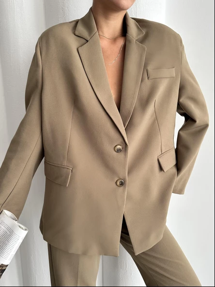 Haki Washington Blazer Ceket