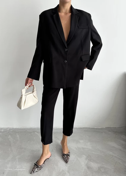 Siyah Washington Blazer Ceket - 2