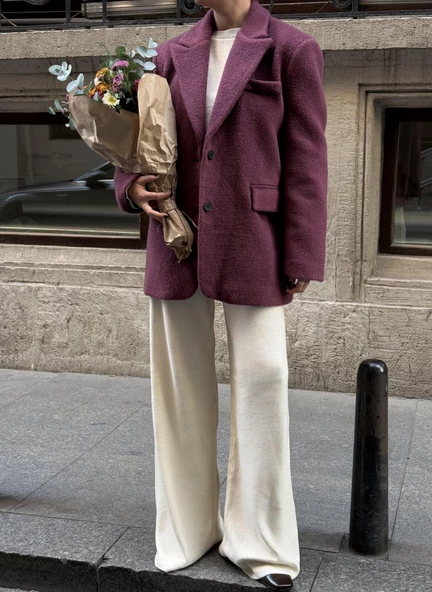 Ekru Kita Basic Triko Takım - Resim 5