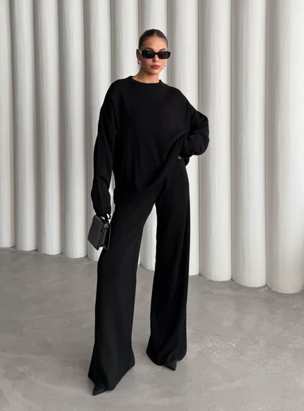 Siyah Kita Basic Triko Takım ürün görseli