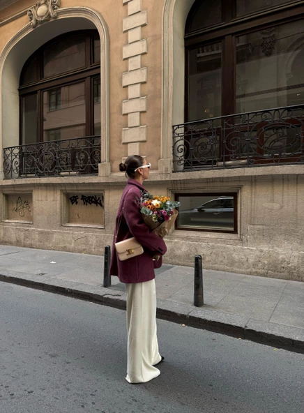 Ekru Kita Basic Triko Takım - Resim 7