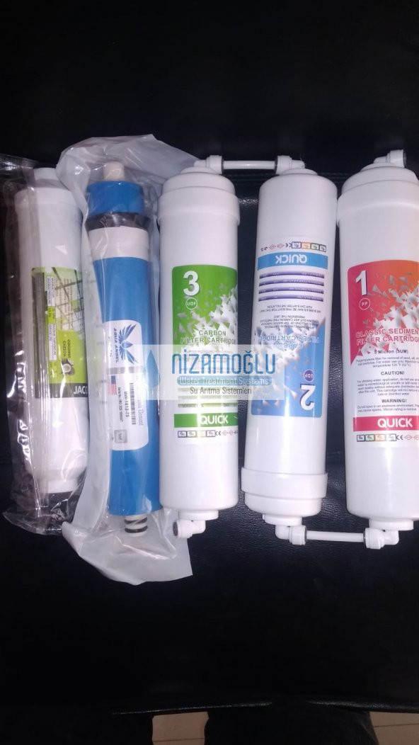 Prizma Su Arıtma Yedek Filtre 5 li Takım Set