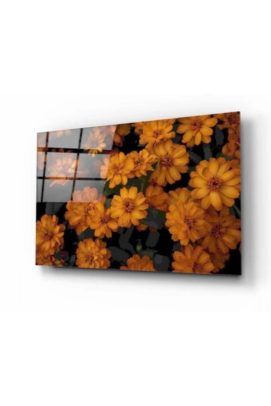Çiçek Dekoratif ve Modern Cam Tablo ürün görseli