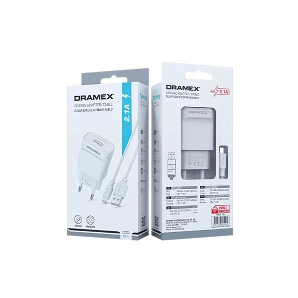 D21L CHARGE ADAPTER İPHONE USB SET 2.1A EV ŞARJ ALETİ