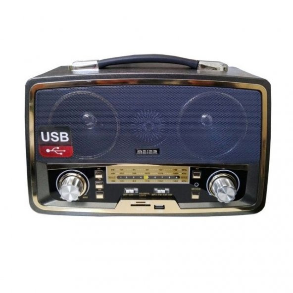Kemai MD-1701BT USB/SD Bluetoothlu Şarjlı Büyük Radyo - 1